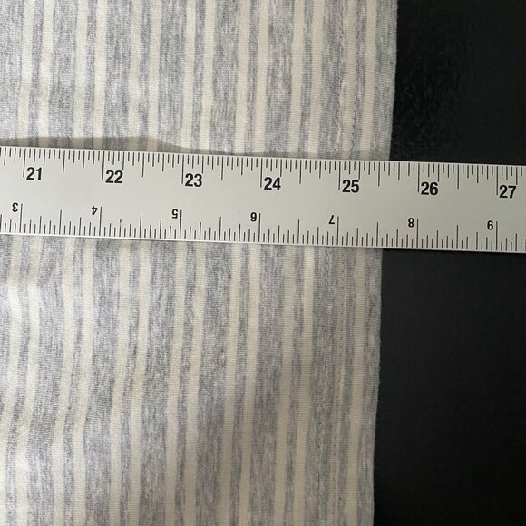 johnnie-O Brannen Long Sleeve Polo Men's Small Grey Striped Performance Stretch - Picture 12 of 12